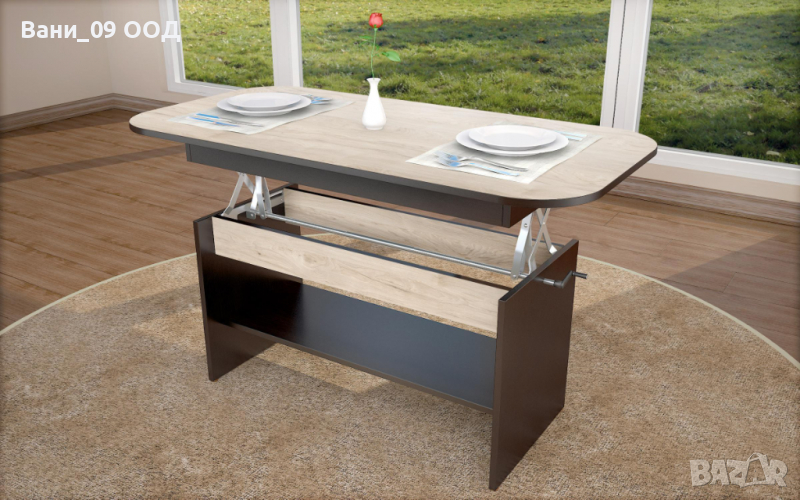 Маса с повдигащ механизъм, снимка 1