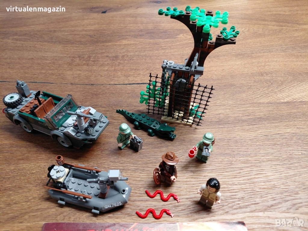 Лего Indiana Jones - Lego 7625 - Преследване край реката, снимка 1