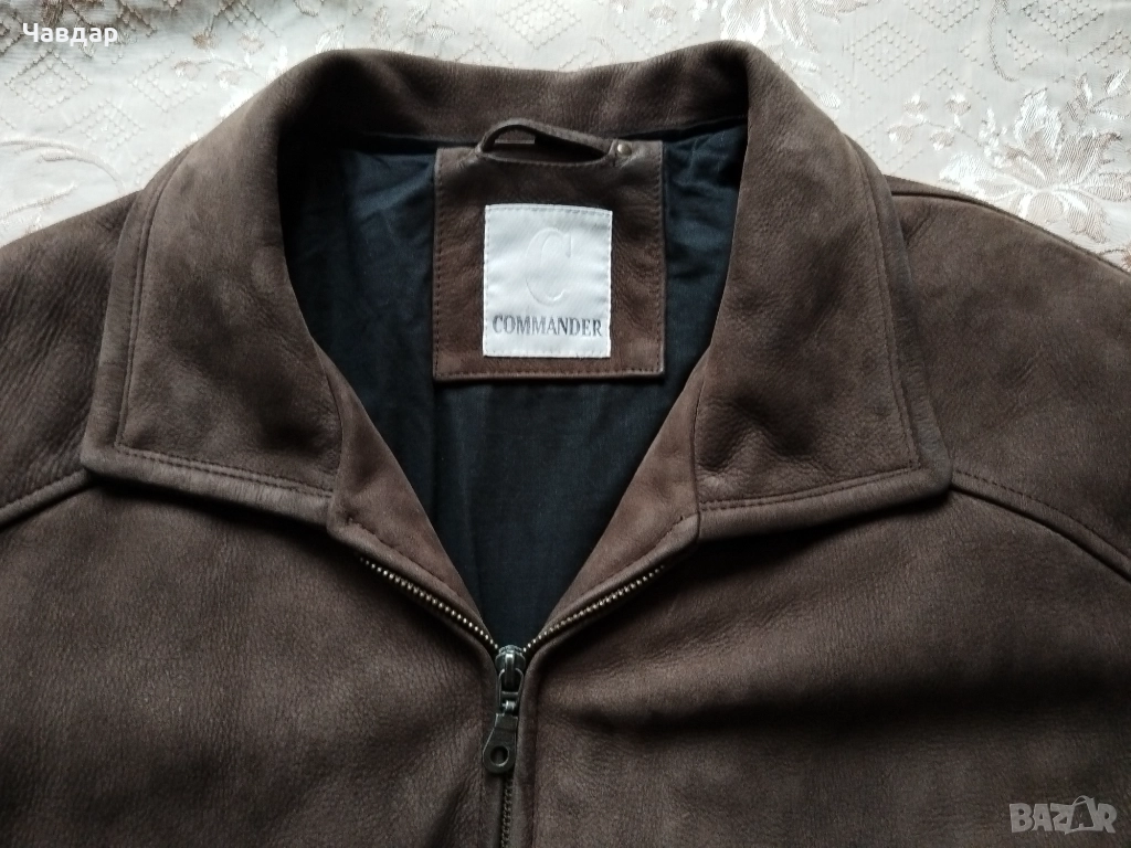 Мъжко кожено яке COMMANDER - размер XL/XXL, снимка 1