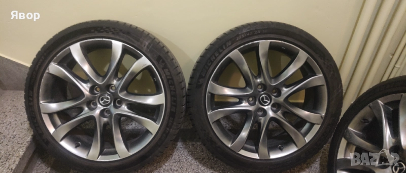 Оригинални джанти 19" Мазда 6, CX 3, CX 5, CX 9 с перфектни летни Michelin Pilot Sport 5 DOT: 3622, снимка 1