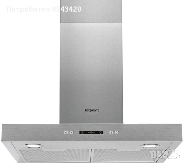 Абсорбатор/аспиратор/ширм HOTPOINT PHBS6.7FLLIX, снимка 1