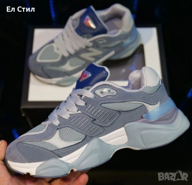 📌New Balance 9060 сиво и тъмносиньо 37 38 39 номер Цена 120/61.36€ Еконт, снимка 1