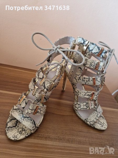 Сандали с животинска шарка , снимка 1