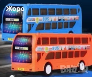 Детски музикален училищен автобус с звук и светлина КН3002, снимка 1
