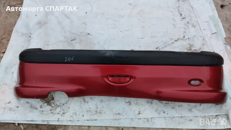 Задна броня за Peugeot 206 CC цвят Бордо, снимка 1