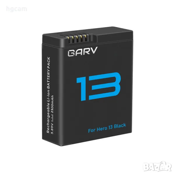 Батерия GARV за GoPro Hero 13 Black - 2100mAh - Li-ion, снимка 1