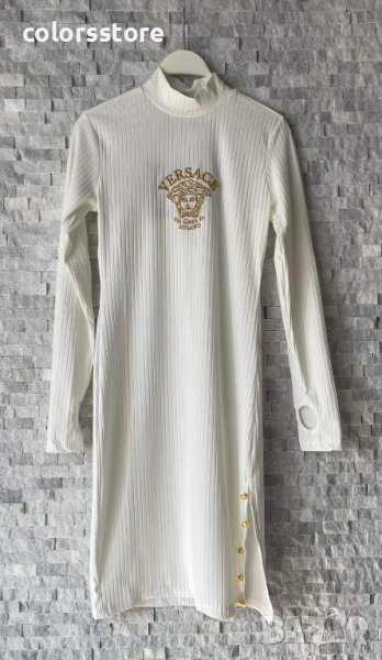 Бяла рокля Versace  код Р1334, снимка 1
