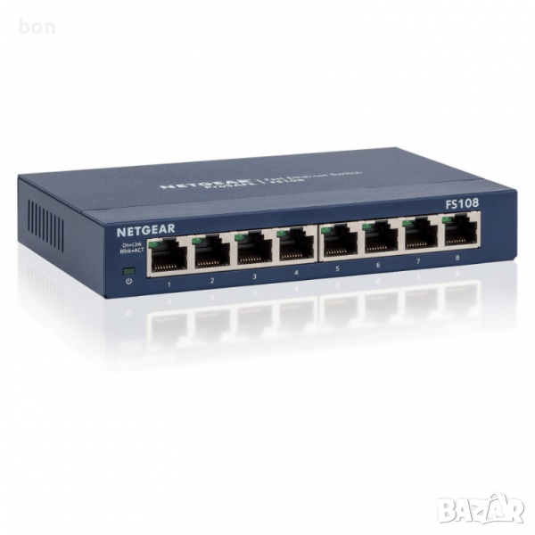 Суич NETGEAR FS108-300PES, снимка 1