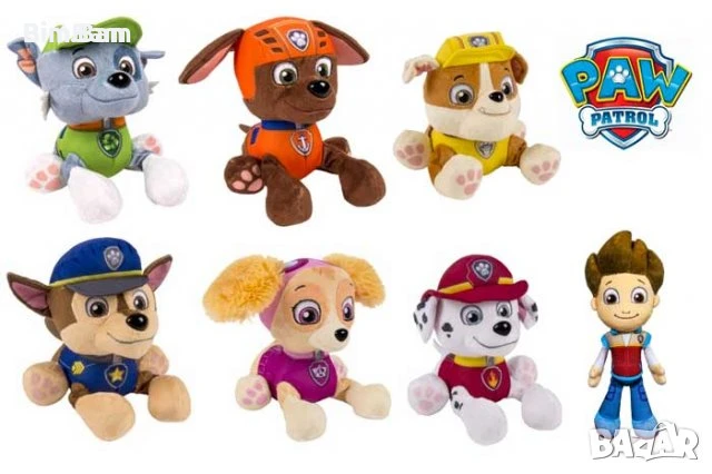 Оригинални плюшени играчки Paw Patrol, снимка 1