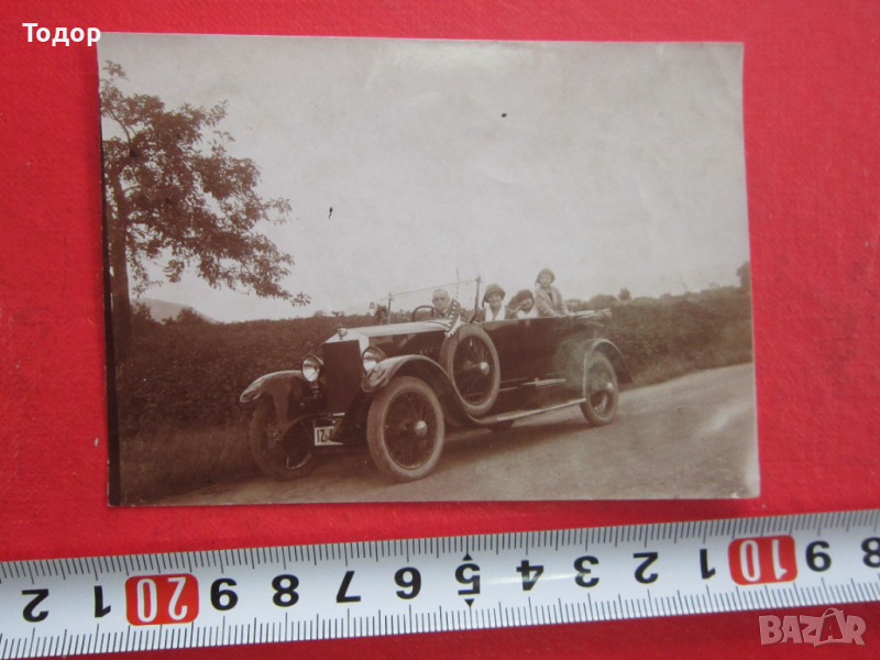 Стара картичка снимка кола 3, снимка 1