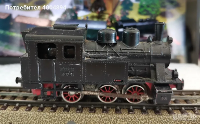 Запазено и действащо колекционерско електрическо влакче Marklin 4, снимка 1