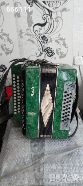 Акордеон копчетарка малък "Чайка" или бартер, снимка 1