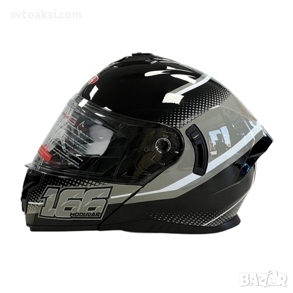 Каска с очила+ визьор, 4 размера, снимка 1