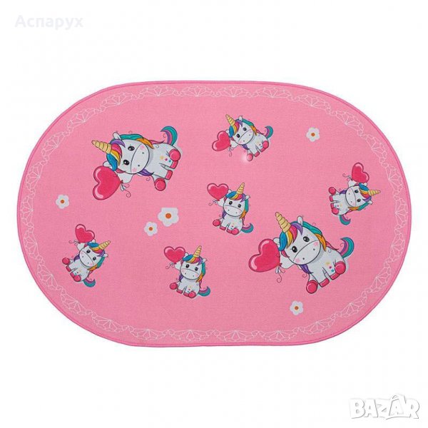 Детско килимче за стая Еднорог 90/60см., снимка 1