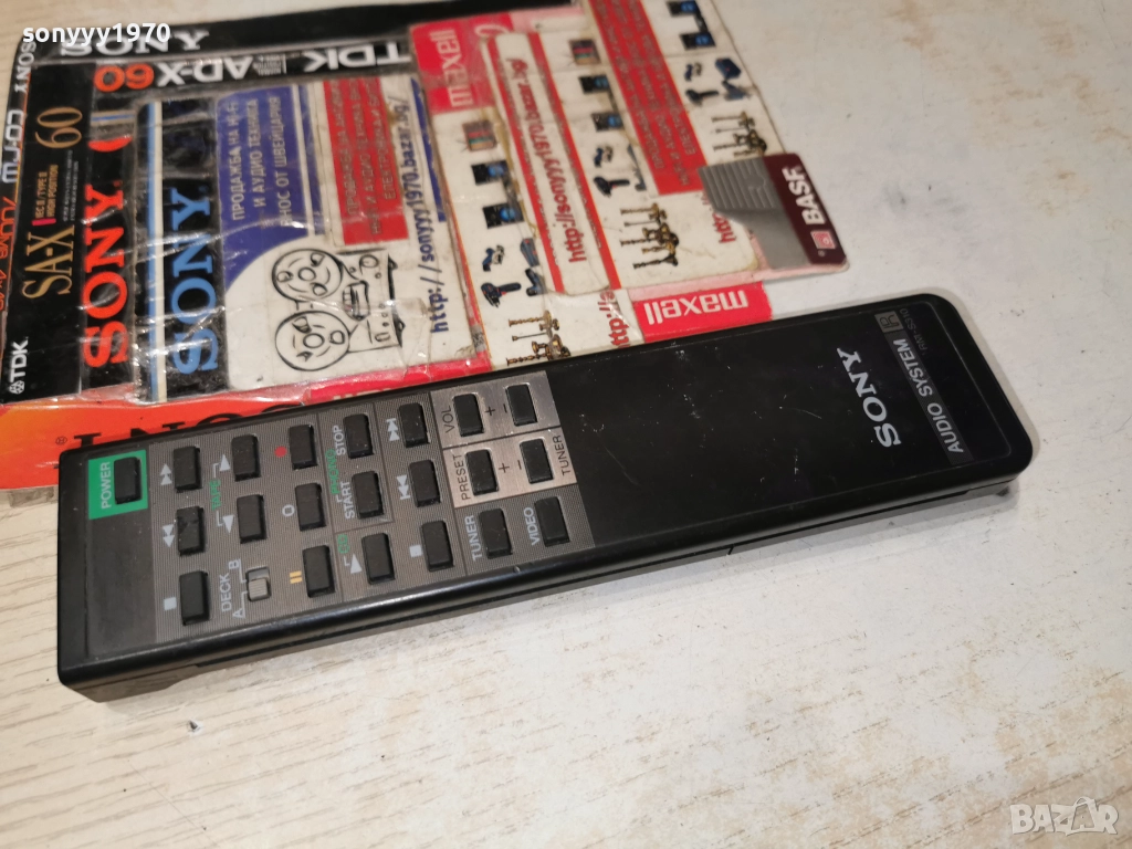 SONY RM-S310 AUDIO REMOTE-ВНОС SWISS 2112251039, снимка 1