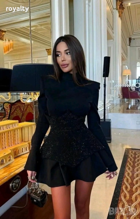 Елегантна Стилна Дамска Рокля , снимка 1