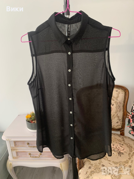 Дамска риза в черно размер М, снимка 1