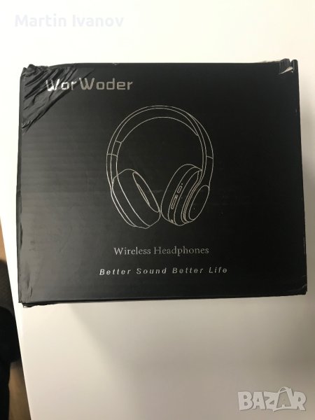 Розови слушалки с блутуд, снимка 1