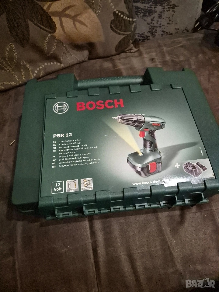 Винтоверт Бош с батерия и зарядно, снимка 1