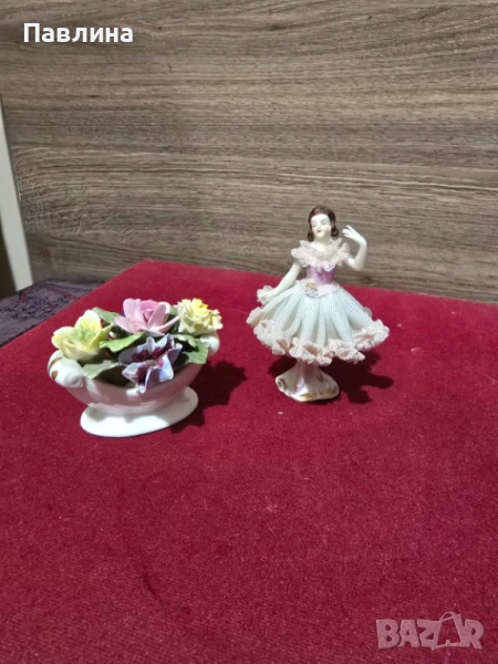 Дрезденска порцеланова балерина, снимка 1