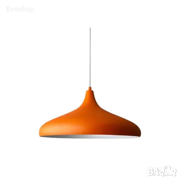 Полилей, Orange, метал, 35x20 см, Е27, 60W, оранжев, снимка 1