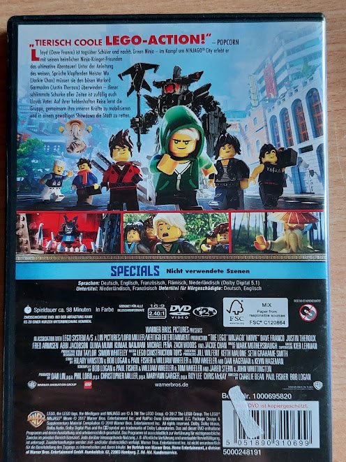 Lego Ninjago: Филмът (DVD) в DVD филми в гр. Пловдив - ID39338526 — Bazar.bg