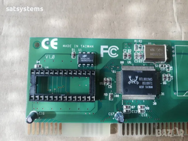 Repotec RP-1622T Network Ethernet Controller Card 16-Bit ISA, снимка 7 - Мрежови адаптери - 47860018