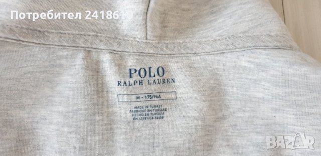 POLO Ralph Lauren Performance Full Zip Mens Size M ОРИГИНАЛ! Мъжки Суичер!, снимка 15 - Спортни дрехи, екипи - 44156690