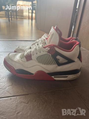 jordan 4 fire red, снимка 5 - Маратонки - 55767749
