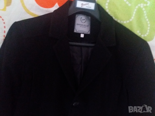 Зимно мъжко палто Inter klas три четвърти XL сваляща се качулка, снимка 3 - Палта - 34802151