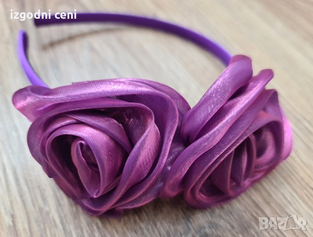 Красива диадема с ерозии в лилав цвят, снимка 5 - Аксесоари за коса - 35758661