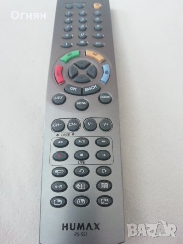 Оригинално дистанционно управление Humax RS-531 за PVR 9100