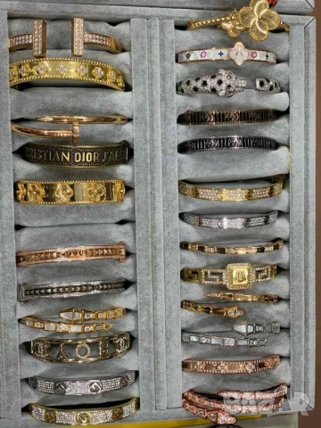 гривна от висококачествена медицинска стомана hermes louis vuitton cartier , снимка 8 - Гривни - 51005983