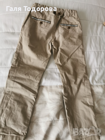 Панталон бежов цвят за 6г, снимка 2 - Детски панталони и дънки - 36355239
