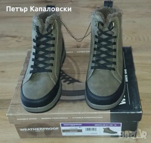 Зимни мъжки обувки ботуши WEATHERPROOF номер 44 
Налични номера 43 44 45 46  Ограничителни бройки