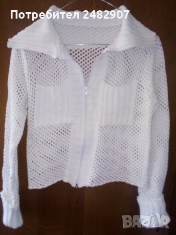 Дамска мрежеста жилетка, снимка 2 - Жилетки - 41664359