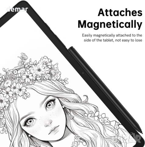 Стилус за Remarkable 2, EMR молив с гумичка, ниво на натиск 4096, отхвърляне на дланта, снимка 5 - Друга електроника - 53604327