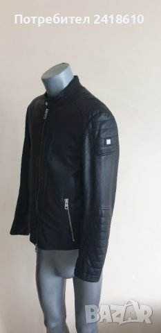 Hugo Boss HUGO Jendricks Leather Jacket Mens Size М ОРИГИНАЛ! Ест. кожа!, снимка 14 - Якета - 42214072