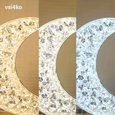 Нощна LED лампа луна/ полумесец , снимка 5 - Лед осветление - 44826580