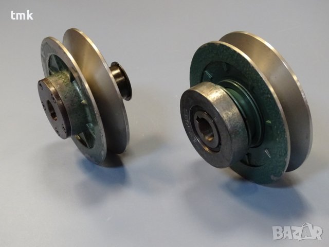 Вариаторни шайби комплект Berges F100B/R100B variable speed pulley Ф120/Ф19, снимка 8 - Резервни части за машини - 42365133