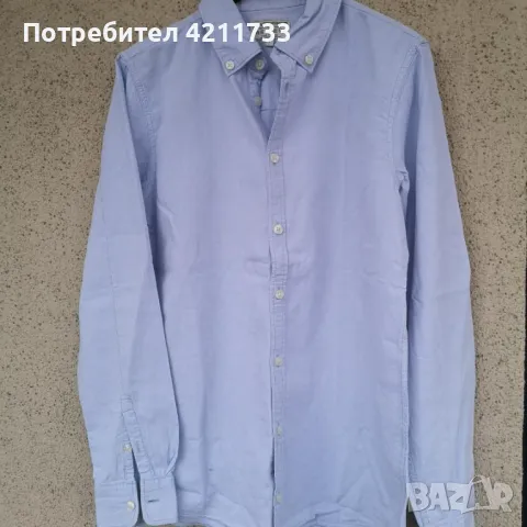 дизайнерска мъжка риза REVIEW качествена L НОВО