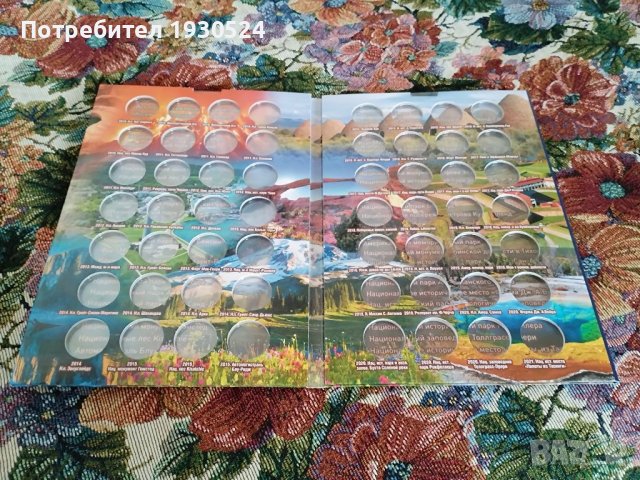 Колекционерски албум за американски 25 центови монети, снимка 2 - Нумизматика и бонистика - 41648128