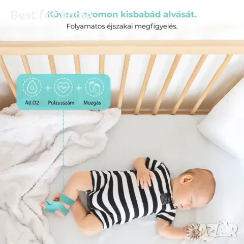 Бебешки кислороден монитор Babytone BabyO2 Oxygen Monitor, снимка 10 - Уреди за диагностика - 48550387