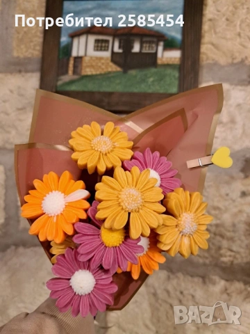 Букети от соеви свещи с разнообразни аромати 💐, снимка 7 - Други - 53298526