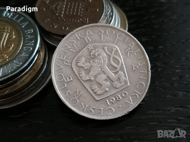 Монета - Чехословакия - 5 крони | 1980г., снимка 2 - Нумизматика и бонистика - 34169579