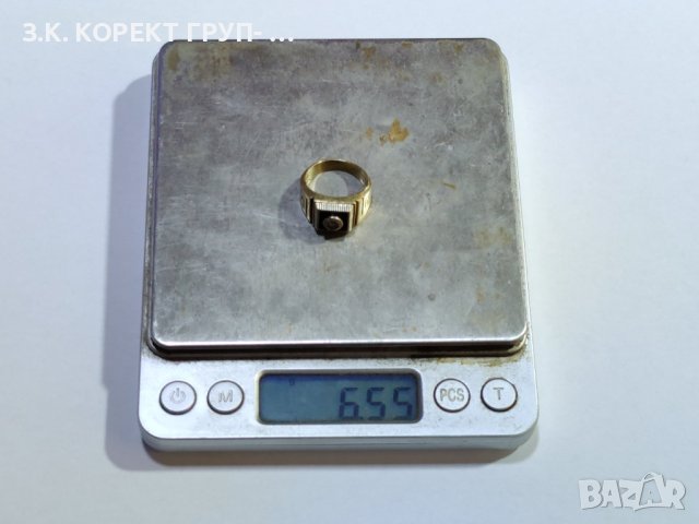 Златен пръстен 14к / 6,55гр, снимка 3 - Пръстени - 41638034