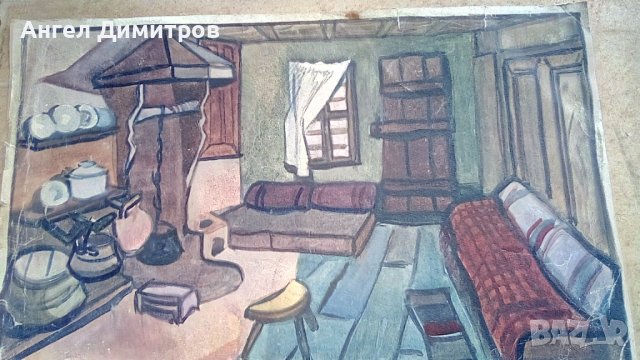 Картина акварел , снимка 2 - Картини - 41812629