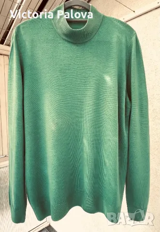 Блуза/пуловер унисекс PETER HAHN тасмански меринос, снимка 7 - Блузи с дълъг ръкав и пуловери - 47655474