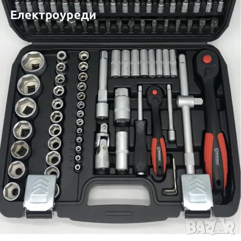 Premium Немско Гедоре 108 части Stahl Mayer + Две Тресчотки, снимка 2 - Други инструменти - 49195744