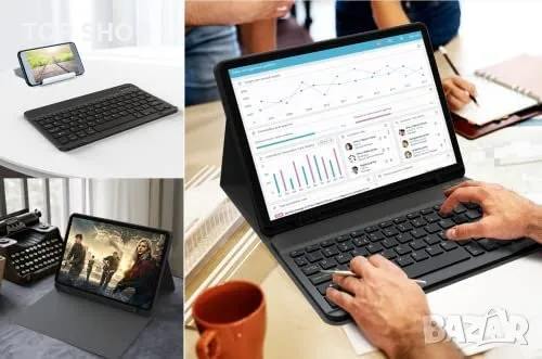Нов Калъф с Bluetooth клавиатура таблет iPad 10 Gen 10.9 инча Айпад, снимка 4 - Таблети - 49238617